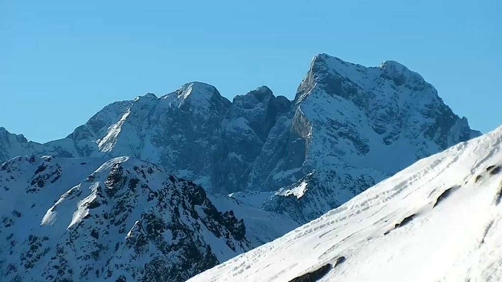 Le Vignemale depuis la station du Lys